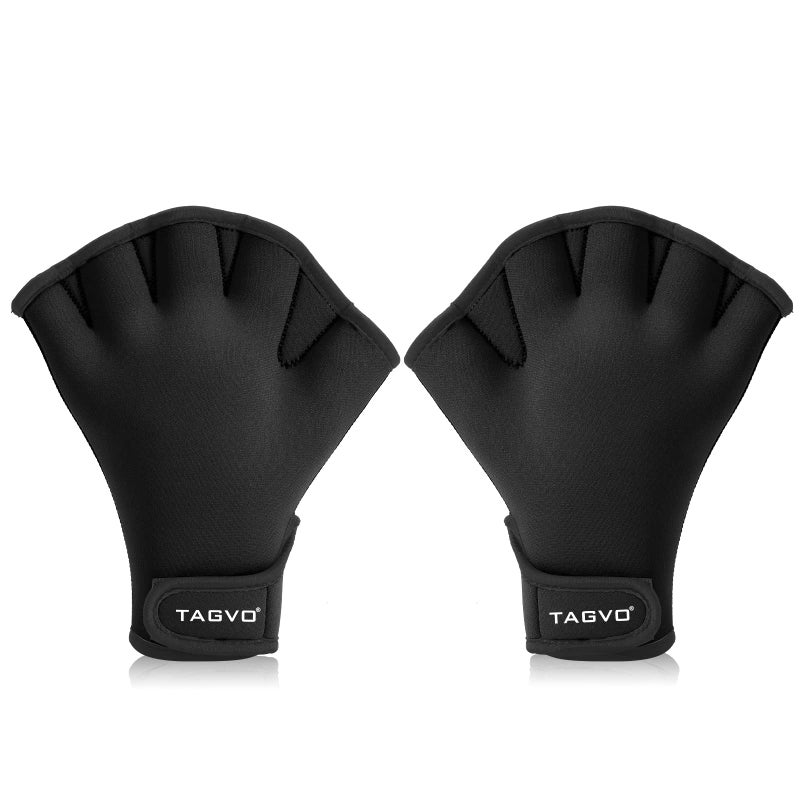TAGVO Aquatic Gloves for Helping Upper Body Resistance, Webbed Swim Gloves Well Stitching, No Fading, Sizes for Men Women Adult Children Aquatic Fitness Water Resistance Training - Image 1